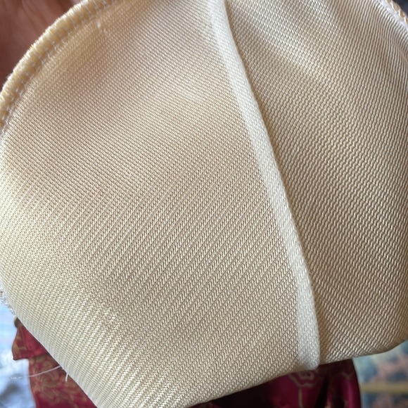 Vintage Andrea Gayle polyester floral button down blouse with shoulder pads - Picture 8 of 8